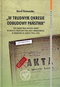 W trudnym okresie odbudowy państwa - Siemaszko Karol - książka