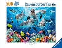 Puzzle 2D 500 Delfiny -  - książka