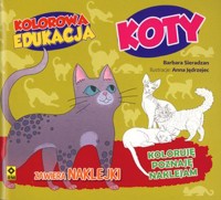 Kolorowa edukacja. Koty - Barbara Sieradzan - książka