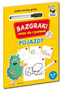 Bazgraki uczą się rysować Pojazdy Kapitan Nauka -  - książka