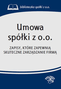 Umowa spółki z o.o. - - książka