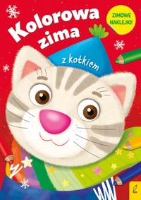 Kolorowa zima z kotkiem -  - książka