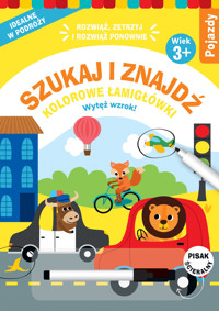 Szukaj i znajdź. Kolorowe łamigłówki. Pojazdy - zbiorowa praca - książka
