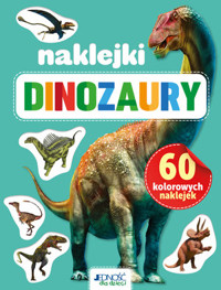 Dinozaury. 60 kolorowych naklejek - Dorota Skwark - książka
