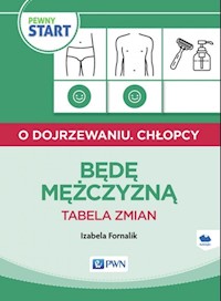 Pewny start O dojrzewaniu Chłopcy Będę mężczyzną Tabela zmian - Fornalik Izabela - książka