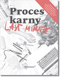Last Minute Proces karny -  - książka