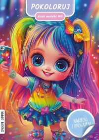 Pokoloruj dzień modelki Mili -  - książka