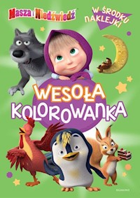 Masza i Niedźwiedź Wesoła kolorowanka -  - książka