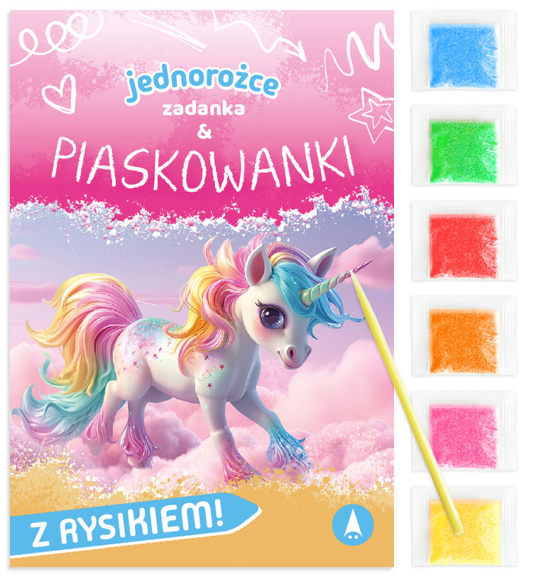 Jednorożce. Zadanka & piaskowanki - Wioleta Żyłowska - książka