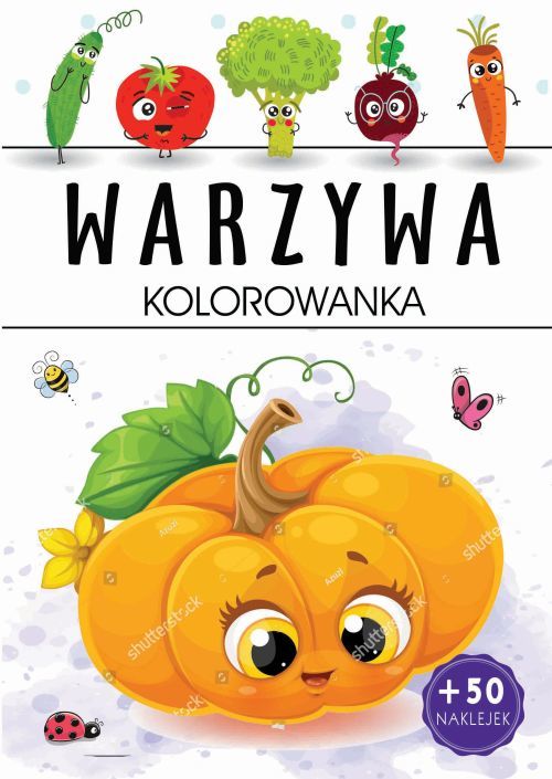 Warzywa. Kolorowanka - zbiorowa praca - książka