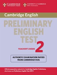 Cambridge English Preliminary English Test 2 Teacher's Book -  - książka