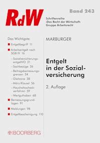 Entgelt in der Sozialversicherung - Horst Marburger - ebook
