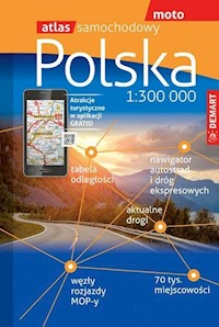 Polska Atlas samochodowy 1:300 000 -  - książka
