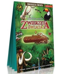 Zwierzęta świata + Świat prehistoryczny laminat -  - książka