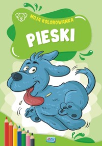 Pieski Moja kolorowanka 2 sztuki -  - książka