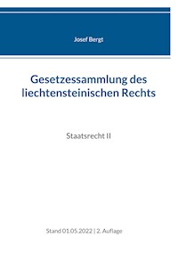 Gesetzessammlung des liechtensteinischen Rechts -  - ebook