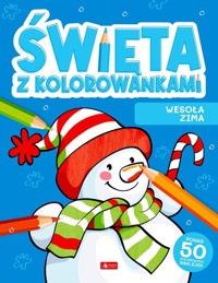 Święta z kolorowankami Wesoła zima -  - książka