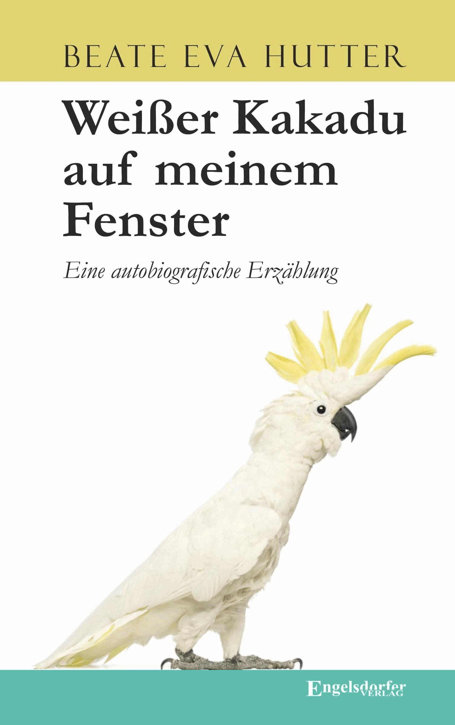 Weißer Kakadu auf meinem Fenster