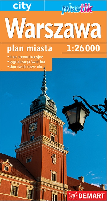 Warszawa. Plan miasta Plastik w skali 1:26 000 -  - książka