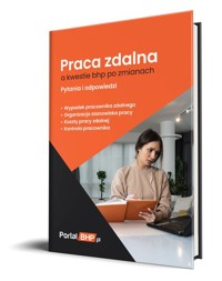 Praca zdalna a kwestie bhp po zmianach - praca zbiorowa - książka