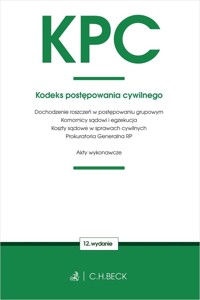 KPC Kodeks postępowania cywilnego -  - książka