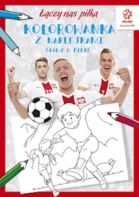 PZPN Piłka nożna Gramy w piłkę Kolorowanka z naklejkami -  - książka
