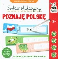 Zestaw edukacyjny Poznaję Polskę Książka + puzzle do pisania -  - książka