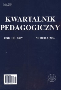 Kwartalnik pedagogiczny nr 3 2007 -  - książka