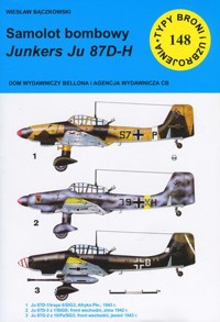 Samolot bombowy Junkers Ju 87D-H - Wiesław Bączkowski - książka