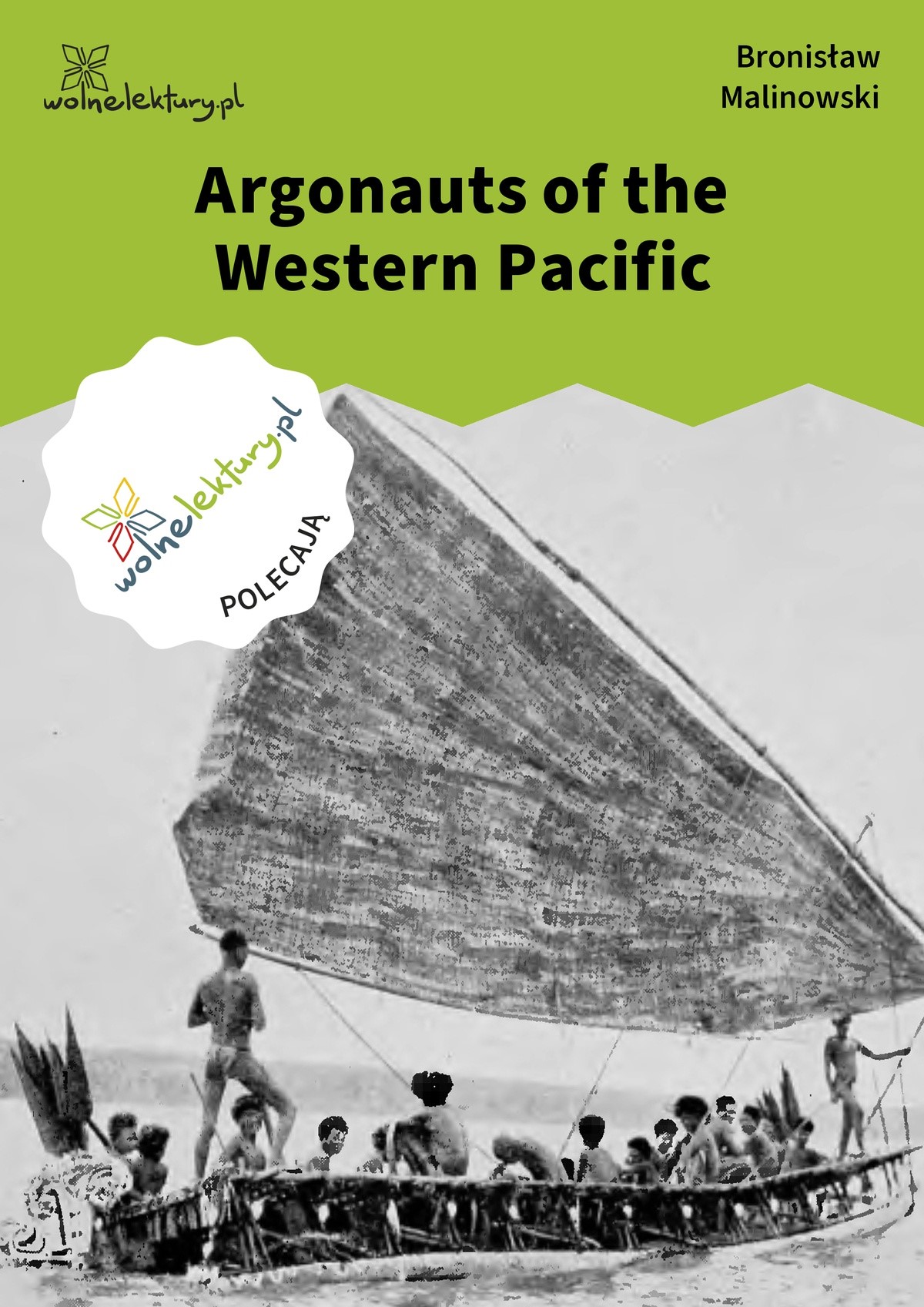 Okładka:Argonauts of the Western Pacific 