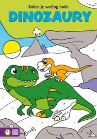 Koloruję według kodu Dinozaury -  - książka