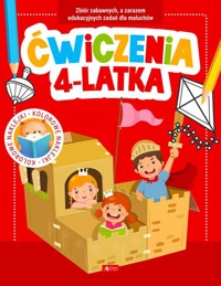 Ćwiczenia 4-latka z naklejkami -  - książka