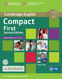 Compact First Student's Book without Answers with CD-ROM with Testbank - Peter May - książka