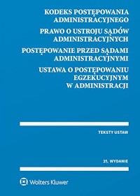 Kodeks postępowania administracyjnego Prawo o ustroju sądów administracyjnych -  - książka