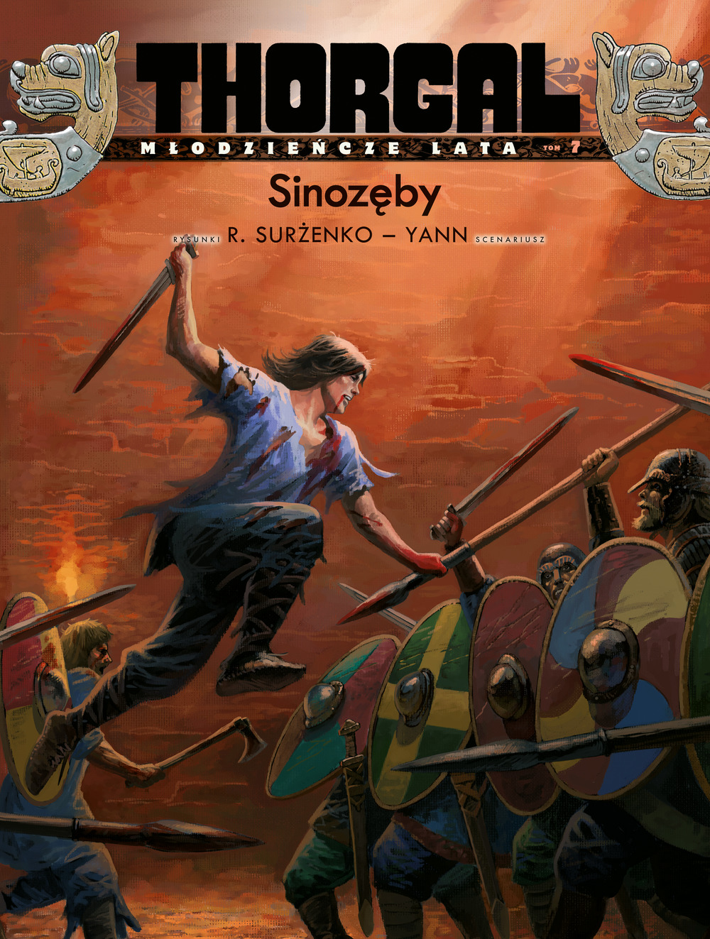 Thorgal: Młodzieńcze Lata. Tom 7. Sinozęby - Yann le Pennetier - książka