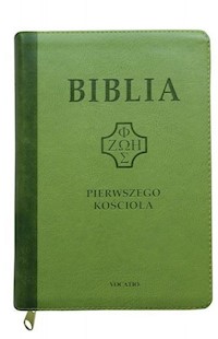 Biblia Pierwszego Kościoła jasno-zielona z paginatorami i suwakiem -  - książka
