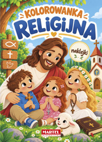 Kolorowanka religijna z naklejkami - Salamon Katarzyna - książka