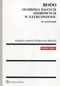 RODO Ochrona danych osobowych w zatrudnieniu ze wzorami -  - książka