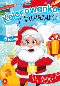 Kolorowanka z tatuażami Idą święta -  - książka