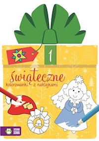 Świąteczne kolorowanki z naklejkami 1 -  - książka