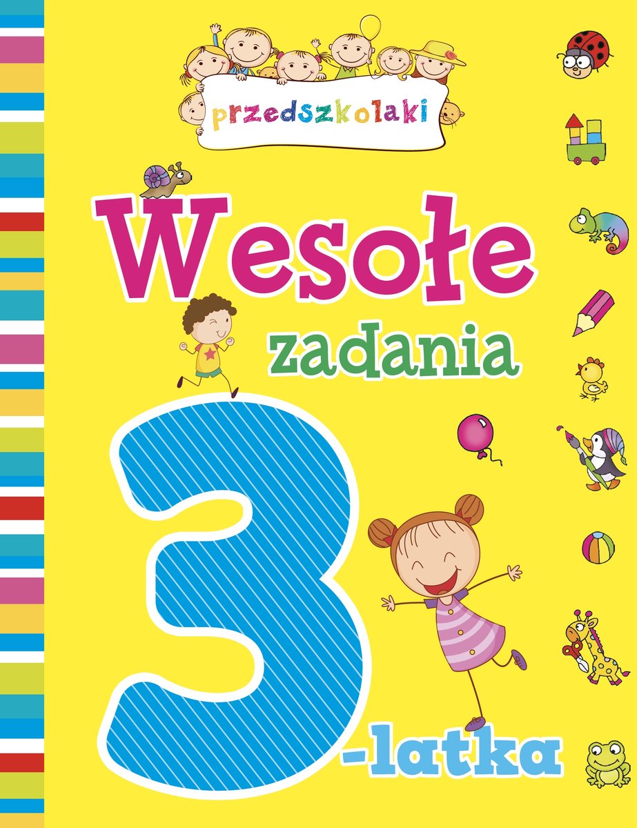 Wesołe zadania 3-latka - Elżbieta Lekan, Joanna Myjak (ilustr.) - książka