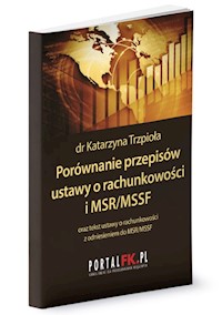 Porównanie przepisów ustawy o rachunkowości i MSR/MSSF 2019/2020 - Trzpioła Katarzyna - książka
