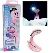 Flexilight Pals Dinosaur Pink - Lampka do książki -  - książka