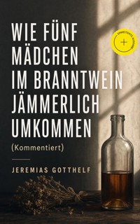 Wie fünf Mädchen im Branntwein jämmerlich umkommen (Kommentiert) - Jérémias Gotthelf, Gotthelf Jeremias - ebook
