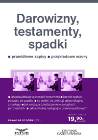 Darowizny testamenty spadki - Praca zbiorowa - książka