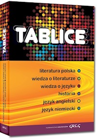 Tablice literatura polska wiedza o literaturze wiedza o języku historia język angielski język niemiecki -  - książka