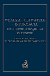 Władza - Obywatele - Informacja Ku nowemu porządkowi prawnemu - Lipowicz Irena - książka
