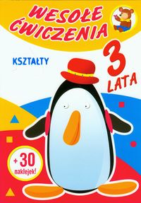 Wesołe ćwiczenia Kształty 3 lata -  - książka