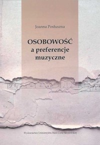 Osobowość a preferencje muzyczne - Posłuszna Joanna - książka