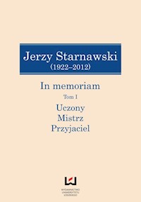 Jerzy Starnawski (1922-2012) In memoriam Tom 1/2 -  - książka